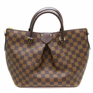LOUIS VUITTON Siena Bag Damier canvas Ebene Brown LV